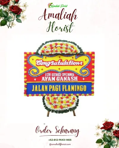 Bunga Papan Congratulation di Hotel Indonesia Kempinski – Grand Ballroom